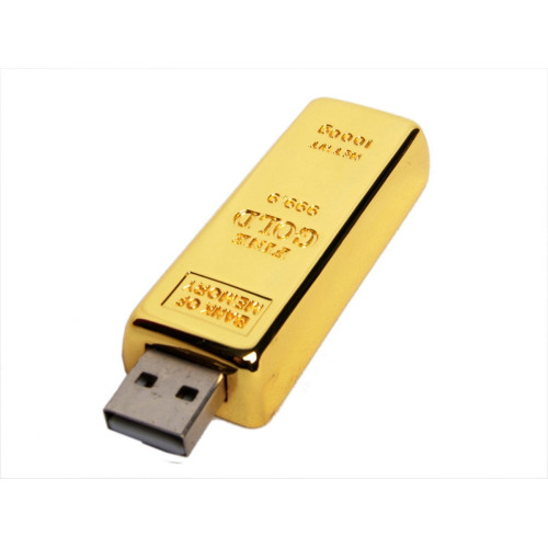 USB 2.0- флешка на 32 Гб в виде слитка золота