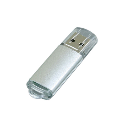 USB 2.0- флешка на 4 Гб с прозрачным колпачком