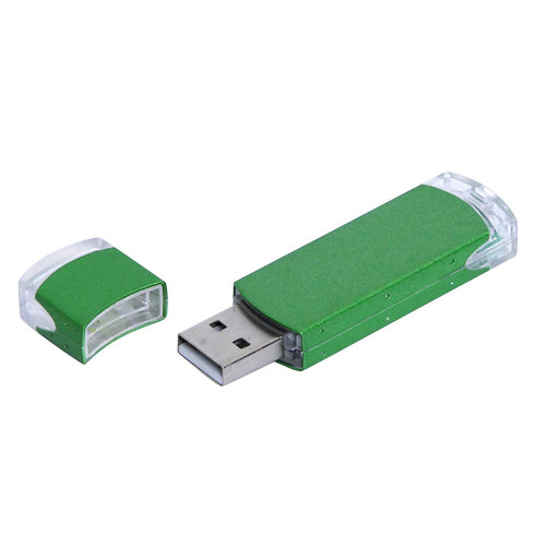 USB 2.0- флешка промо на 4 Гб прямоугольной классической формы