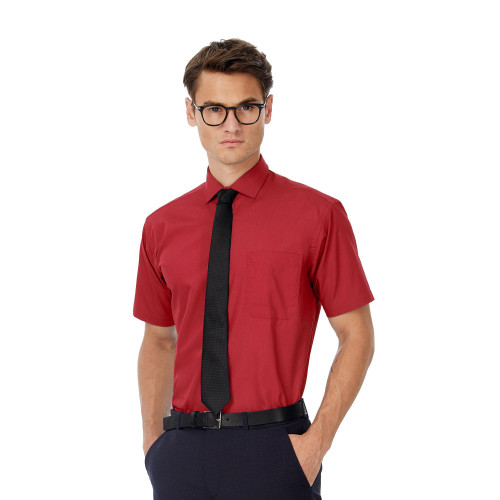 Рубашка мужская с длинным рукавом Heritage LSL/men, цвет темно-красный