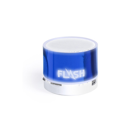 Bluetooth колонка "Party" с подсветкой логотипа, цвет синий
