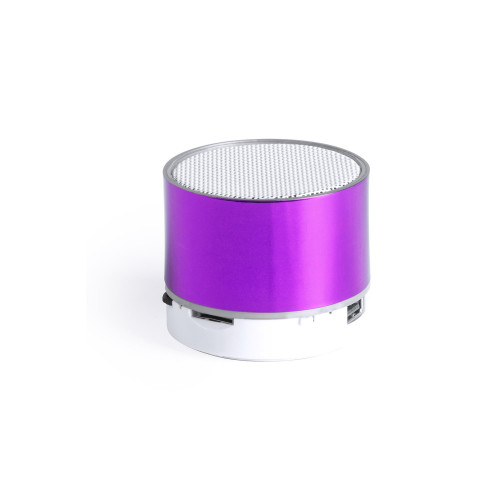 Bluetooth колонка "Party" с подсветкой логотипа, цвет фуксия