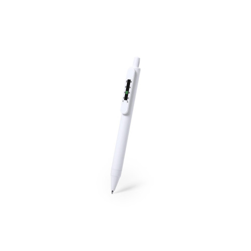 Ручка с термометром из антибактериального пластика, цвет белый