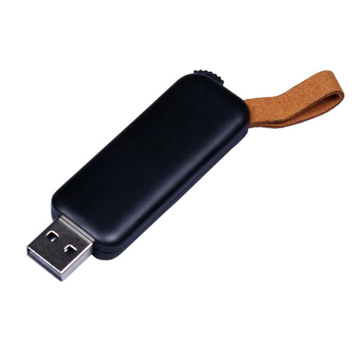 USB 2.0- флешка промо на 8 Гб прямоугольной формы, выдвижной механизм