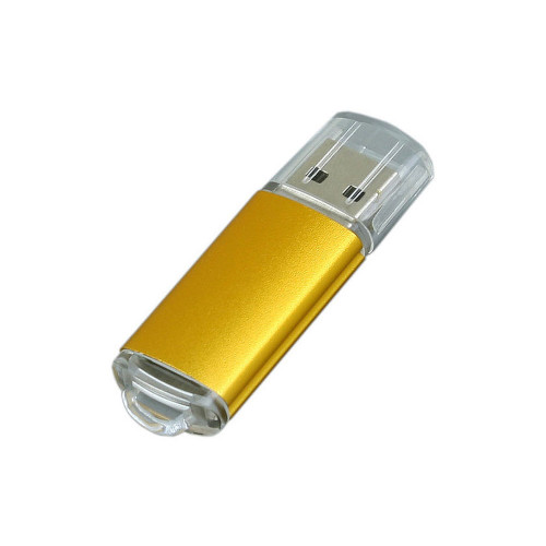 USB 2.0- флешка на 4 Гб с прозрачным колпачком