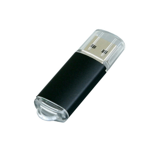 USB 2.0- флешка на 32 Гб с прозрачным колпачком