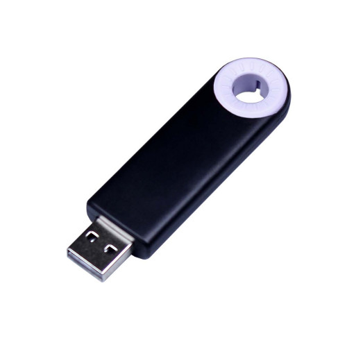 USB 2.0- флешка промо на 8 Гб прямоугольной формы, выдвижной механизм