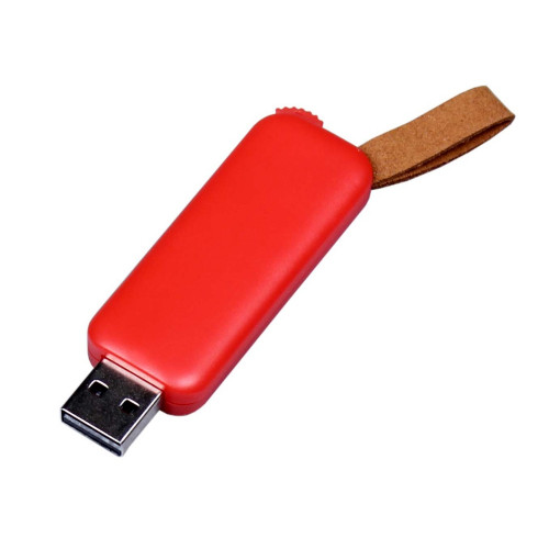 USB 2.0- флешка промо на 8 Гб прямоугольной формы, выдвижной механизм