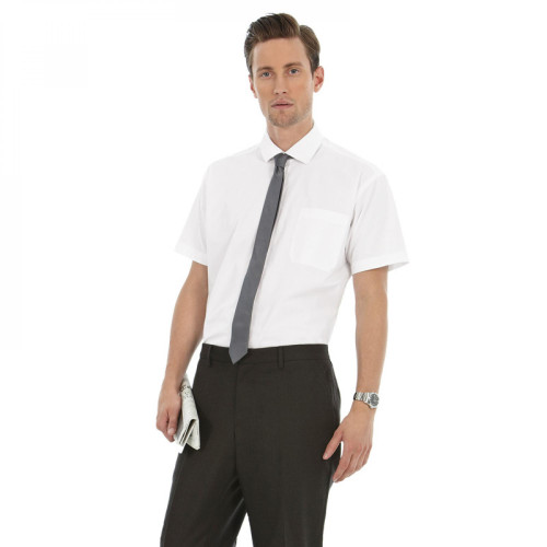 Рубашка мужская с коротким рукавом Heritage SSL/men, цвет белый