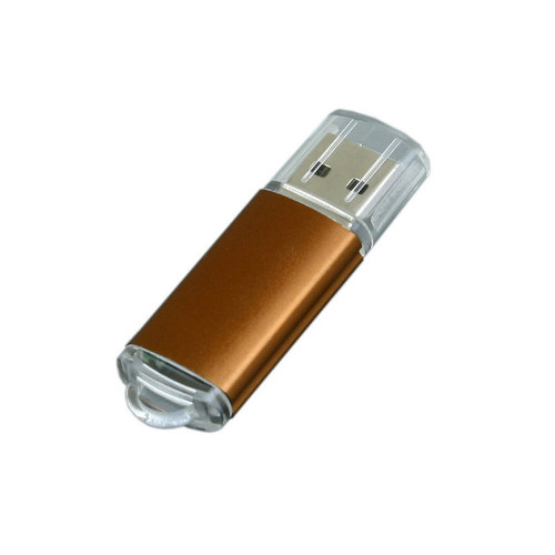 USB 2.0- флешка на 8 Гб с прозрачным колпачком