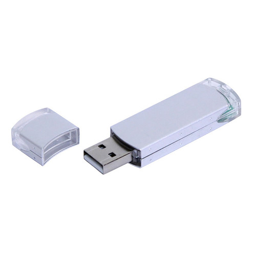 USB 2.0- флешка промо на 16 Гб прямоугольной классической формы