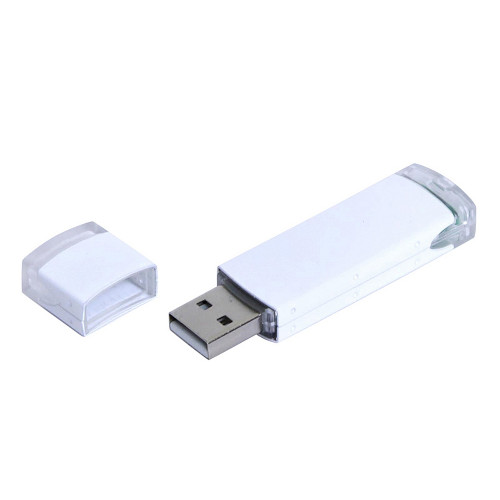 USB 2.0- флешка промо на 16 Гб прямоугольной классической формы